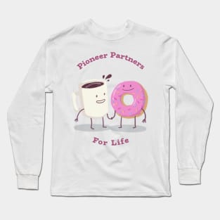 Pioneer partners donut and coffee JW Long Sleeve T-Shirt